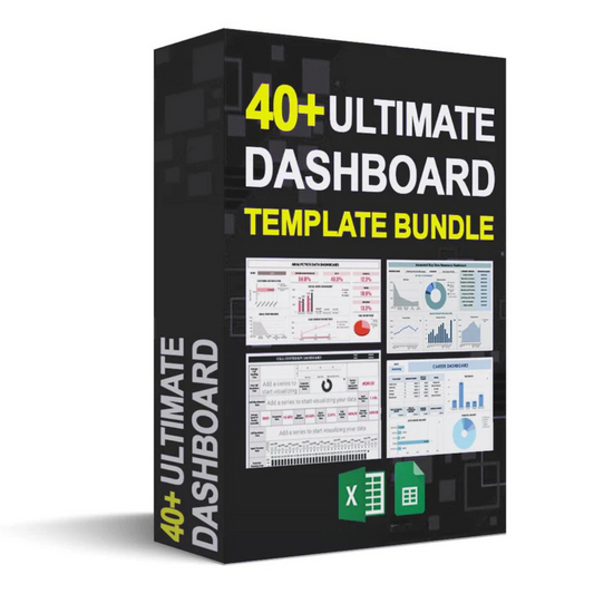 Bundle de Más de 40 Plantillas de Dashboard Ultimate en Excel
