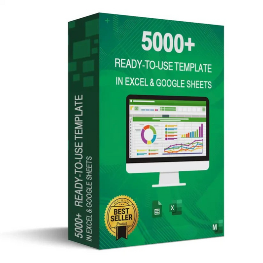 Más de 5000 plantillas definitivas de Excel y Google Sheets – Mega paquete completo