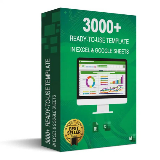 Más de 3000 plantillas premium de Excel y Google Sheets – Para uso empresarial y personal